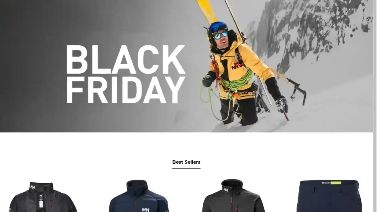 Screenshot of Non-Delivery scam website Hellyhansengo.shop