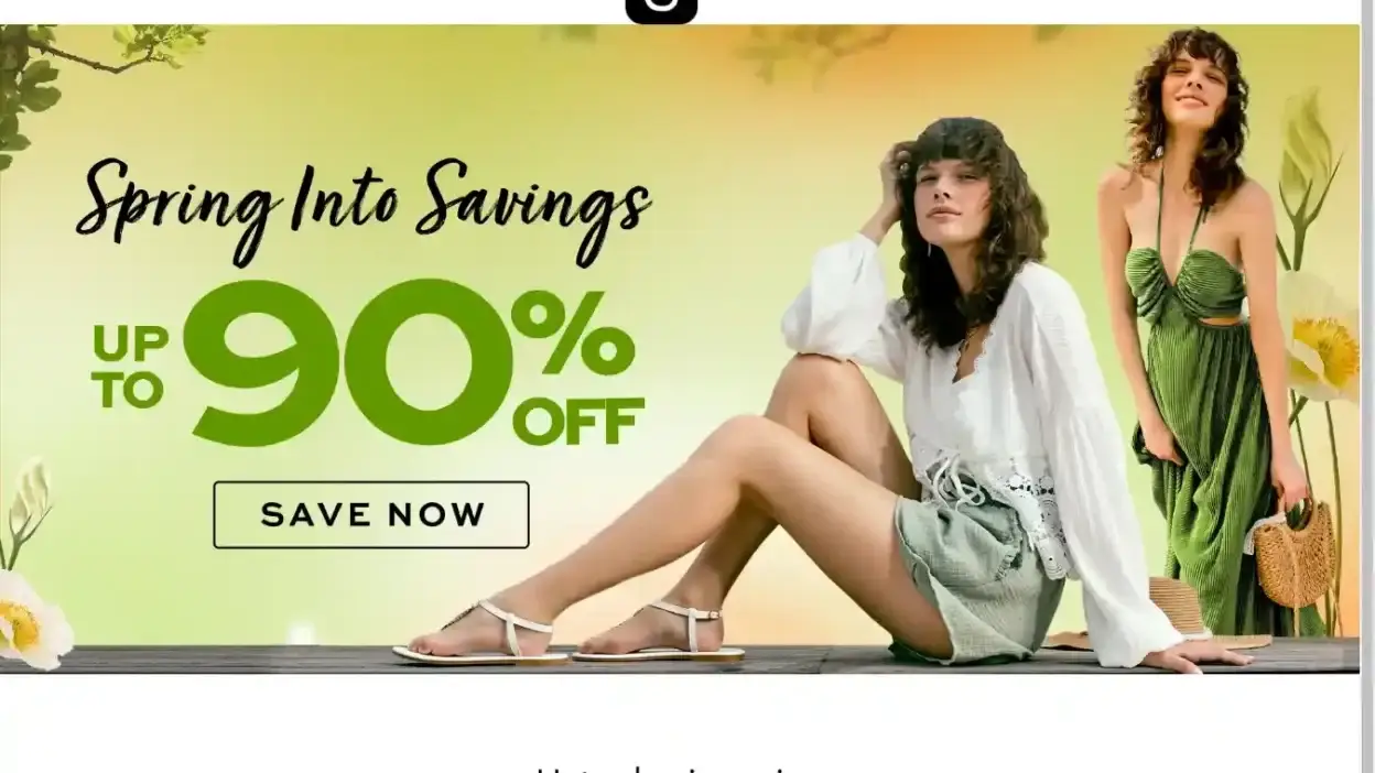 Screenshot of Non-Delivery scam website Hellyheshop.com