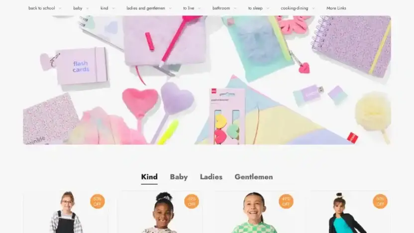 Screenshot of Non-Delivery scam website Hemasale.com