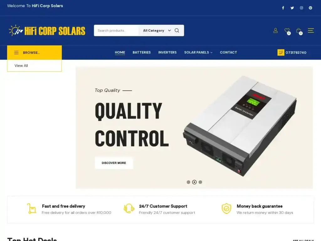 hificorpsolars-com Alternative Text