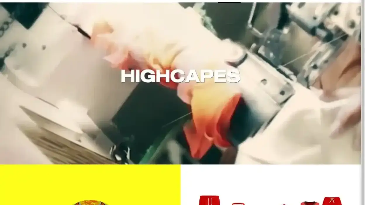 Screenshot of Non-Delivery scam website Highcapes.com