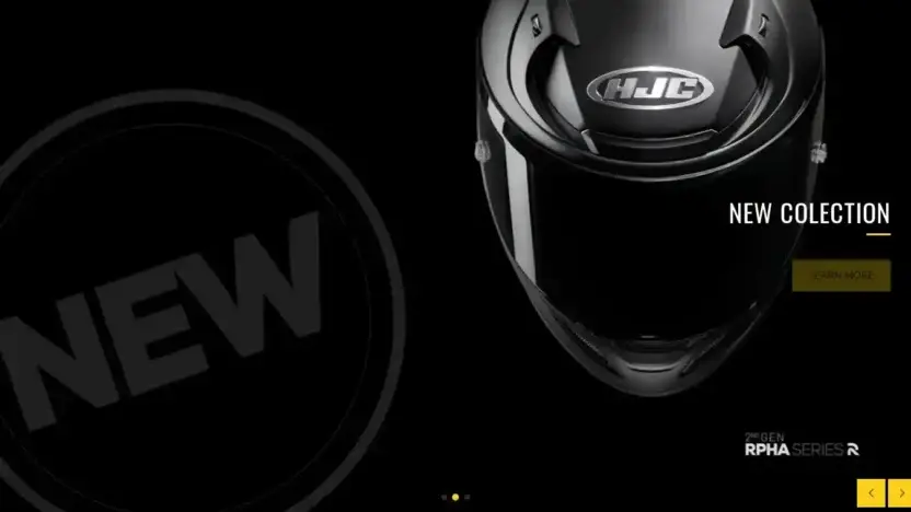 Screenshot of Non-Delivery scam website Hjchelmet.shop