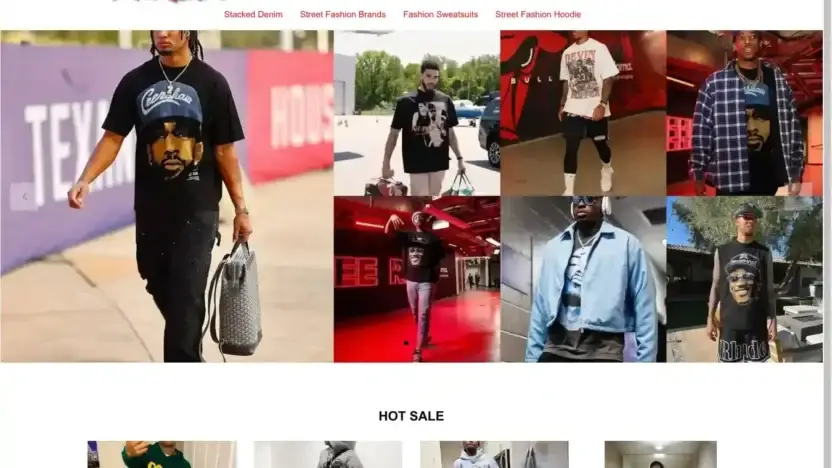 Screenshot of Non-Delivery scam website Hockeoncut.shop