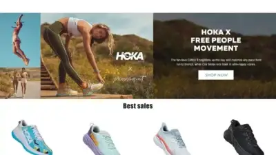 Screenshot of Non-Delivery scam website Hokagoodsports.shop