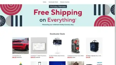 Screenshot of Non-Delivery scam website Homebesty.shop