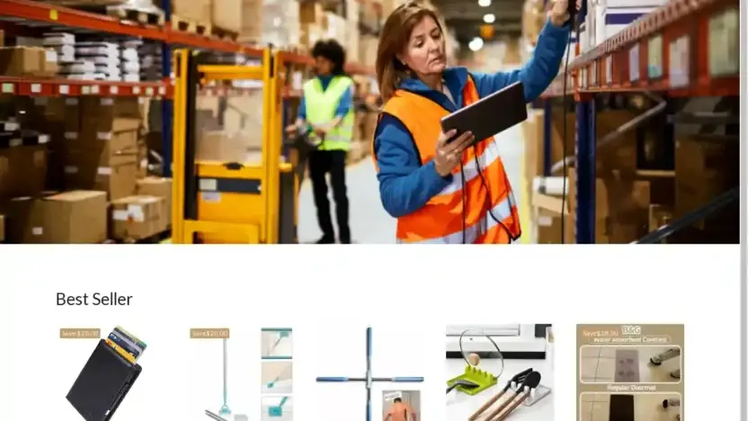 Screenshot of Non-Delivery scam website Homecentre.shop