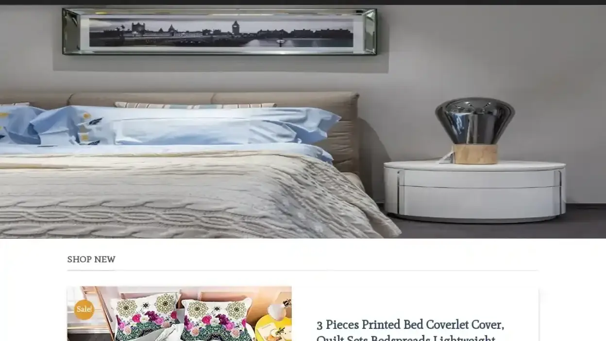 Screenshot of Non-Delivery scam website Homecjzsh.com