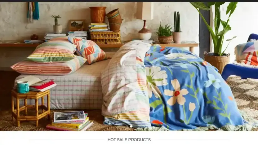 Screenshot of Non-Delivery scam website Homegoodstotal.com