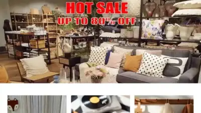 Screenshot of Non-Delivery scam website Homeoutleteu.com