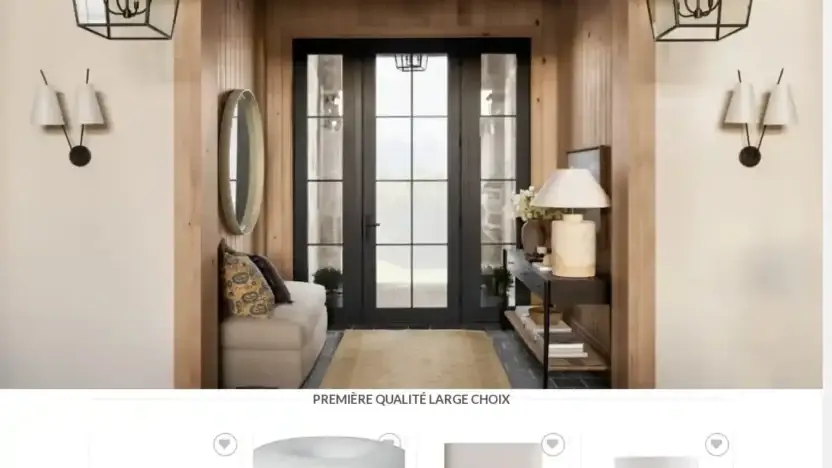 Screenshot of Non-Delivery scam website Homerabais.com