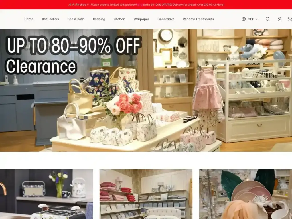 homewareukoutlet-com Alternative Text
