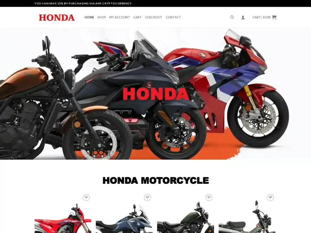 hondamotorcyclestore-com Alternative Text