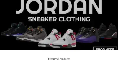 Screenshot of Non-Delivery scam website Hotsneakers.net