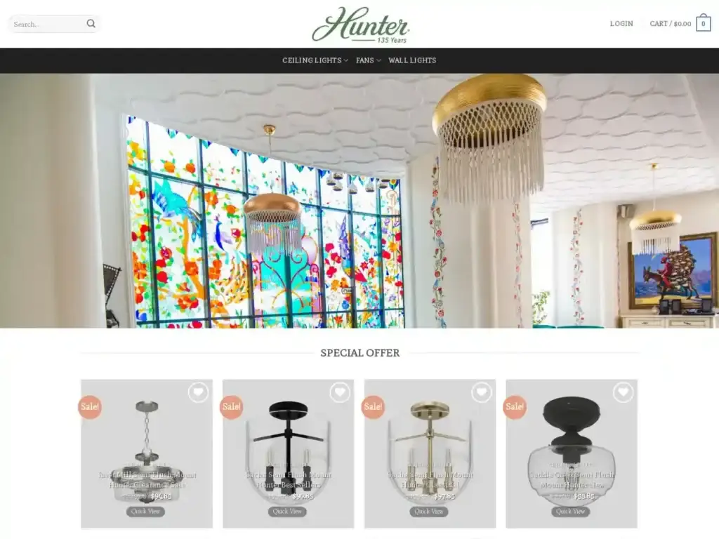 hunter-lamp-com Alternative Text