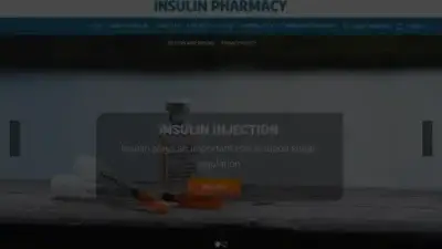 Screenshot of Medical scam website Insulinpharmacystore.com