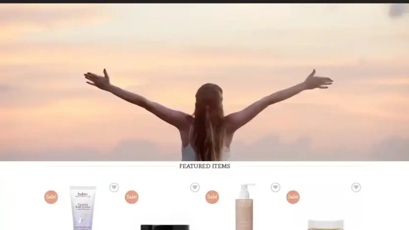 Screenshot of Fashion scam website Integbeautycare.com
