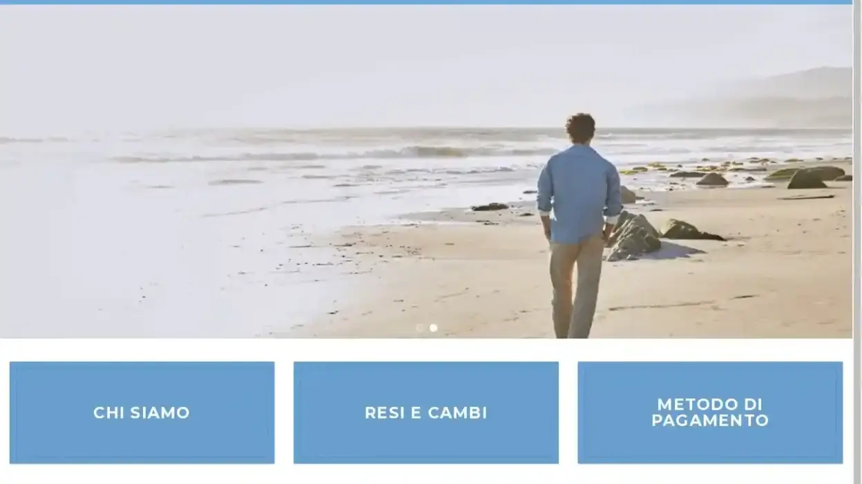 Screenshot of Non-Delivery scam website Italiaallaperto.com