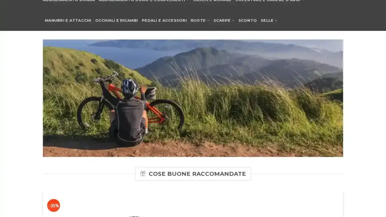 Screenshot of Non-Delivery scam website Itbiciclo.com