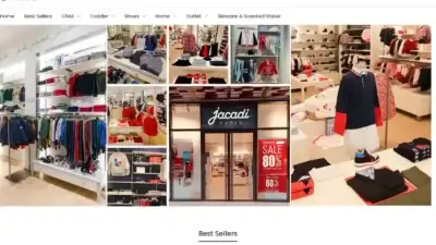 Screenshot of Non-Delivery scam website Jacadioutletfr.shop