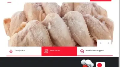 Screenshot of Non-Delivery scam website Jcg-food.com