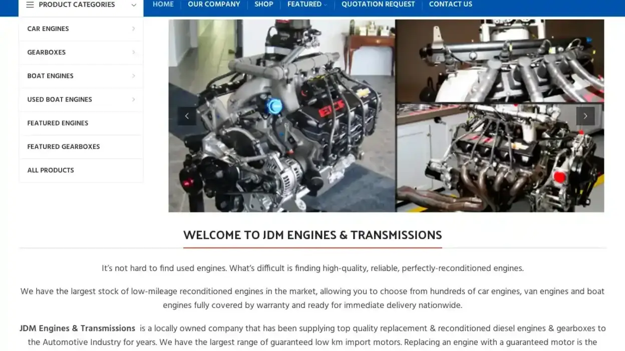 Screenshot of Non-Delivery scam website Jdmenginestrans.com