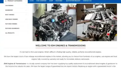 Screenshot of Non-Delivery scam website Jdmenginestrans.com