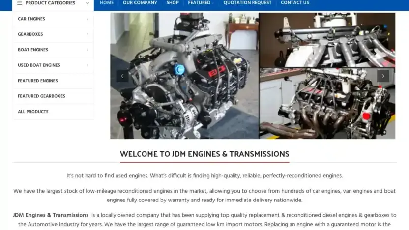 Screenshot of Non-Delivery scam website Jdmenginestrans.com