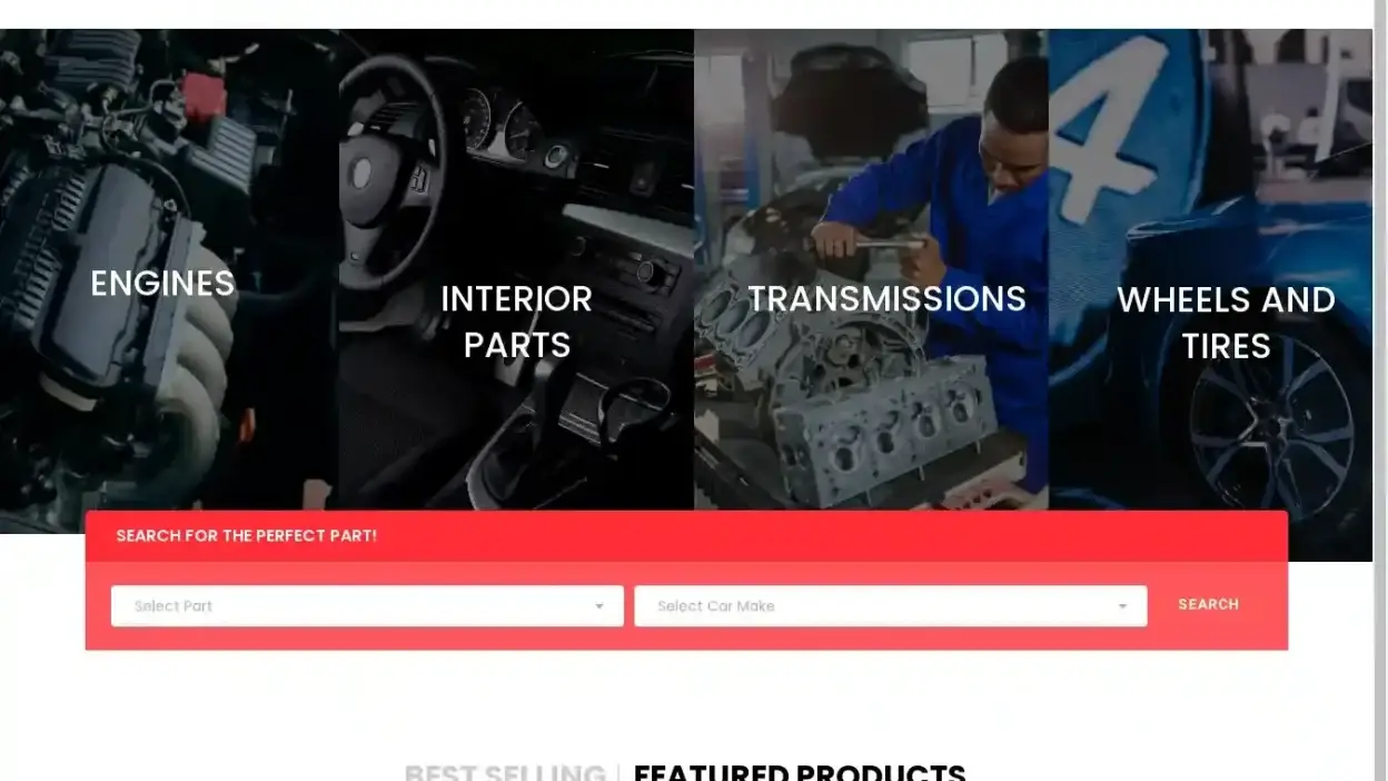 Screenshot of Non-Delivery scam website Jdmenginesupply.com
