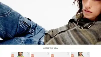 Screenshot of Fashion scam website Jeansusopt.com