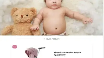 Screenshot of Non-Delivery scam website Jeuxeveilbebe.com