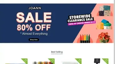 Screenshot of Non-Delivery scam website Joaanofficialus.com