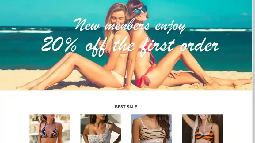 Screenshot of Non-Delivery scam website Joannediscount.shop