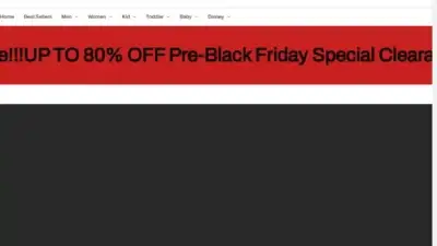 Screenshot of Non-Delivery scam website Joefreshoutlet.shop