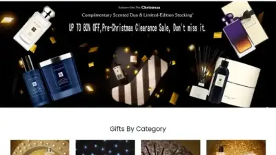 Screenshot of Non-Delivery scam website Jomalone.shop