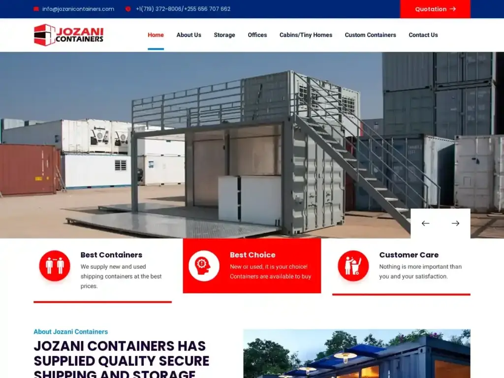 jozanicontainers-com Alternative Text