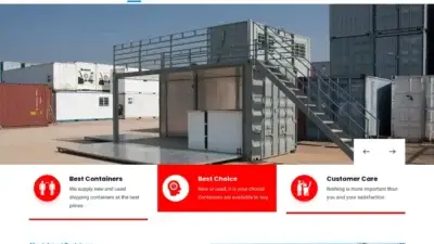 Screenshot of Container scam website Jozanicontainers.com