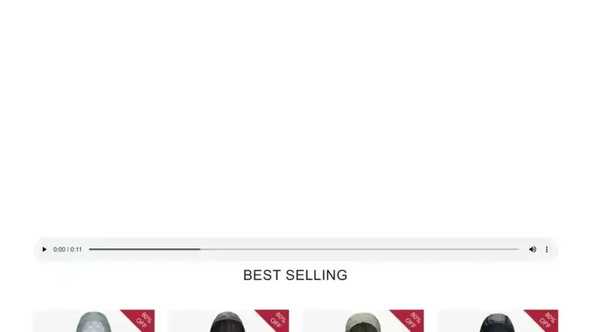 Screenshot of Non-Delivery scam website K-wayvip-eu.shop