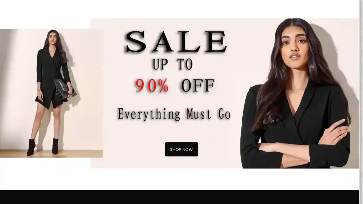 Screenshot of Non-Delivery scam website Karenmillensaleuk.shop