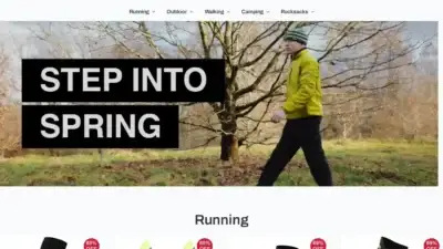 Screenshot of Non-Delivery scam website Karrimor-uk.shop