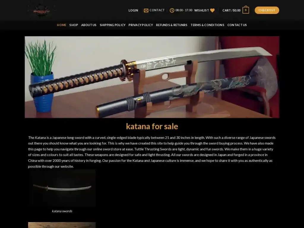 katanaswordsforsale-com Alternative Text