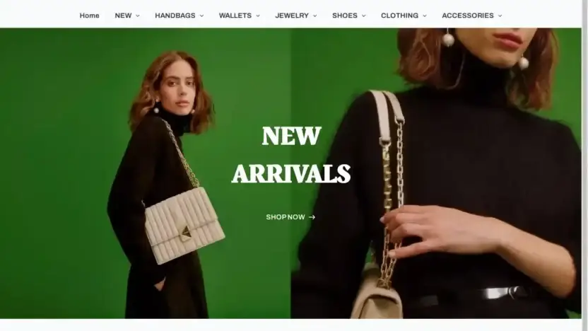 Screenshot of Non-Delivery scam website Katespadest.com