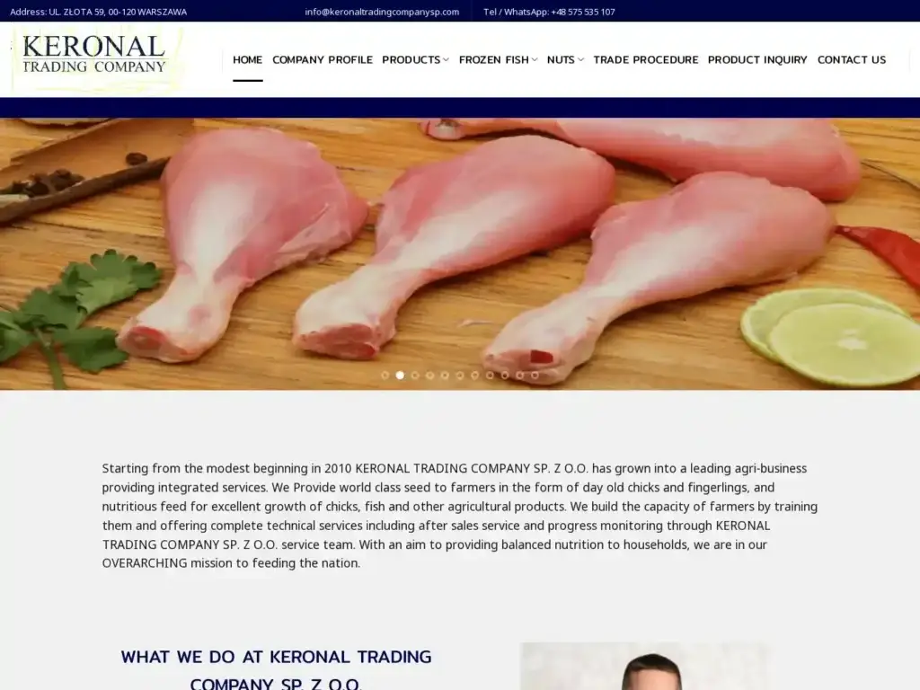 keronaltradingcompanysp-com Alternative Text