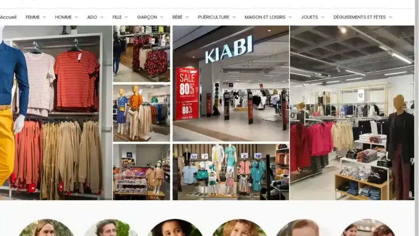 Screenshot of Non-Delivery scam website Kiabifr.shop