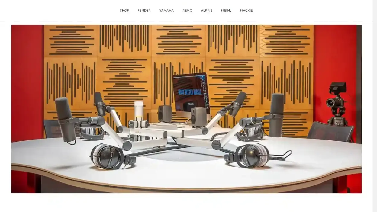 Screenshot of Non-Delivery scam website Kingofmusicshop.com