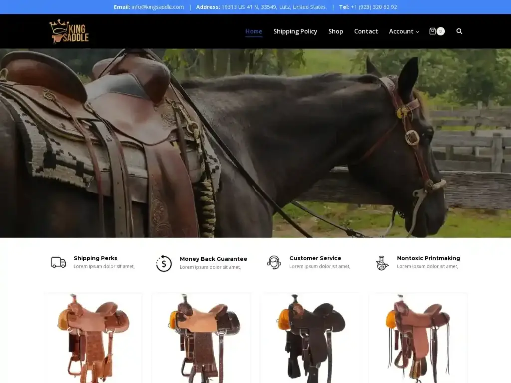 kingsaddle-com Alternative Text