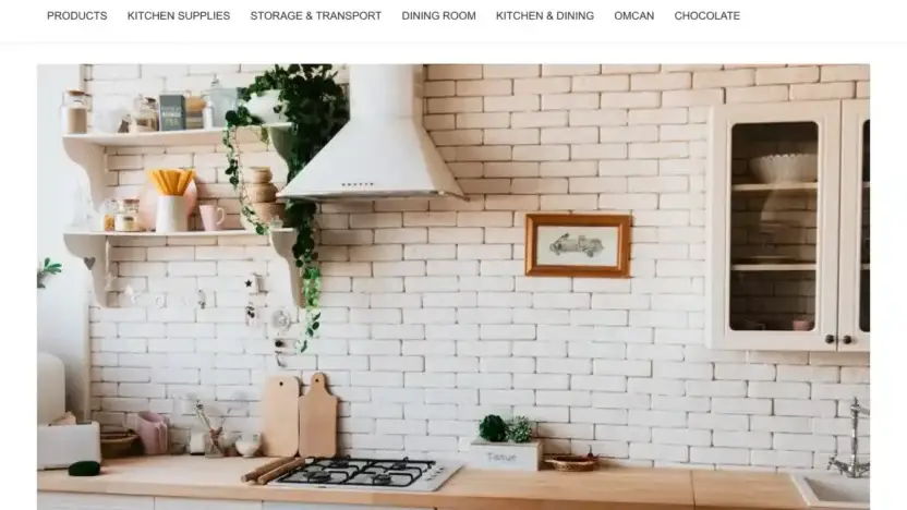 Screenshot of Non-Delivery scam website Kitchenproductshop.com