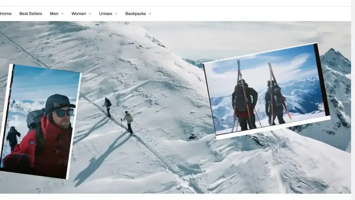 Screenshot of Non-Delivery scam website Klattermusen.shop