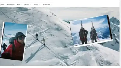 Screenshot of Non-Delivery scam website Klattermusen.shop