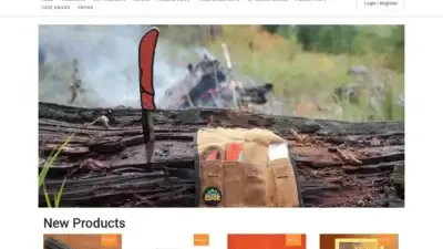 Screenshot of Non-Delivery scam website Knifebeststore.com