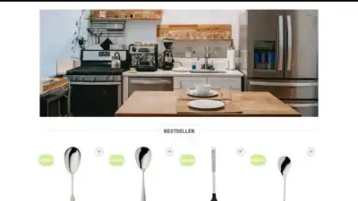Screenshot of Non-Delivery scam website Kucheangebote.com